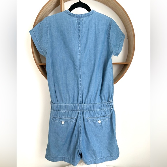 J.Crew Factory Chambray Jumpsuit - Picture 2 of 11